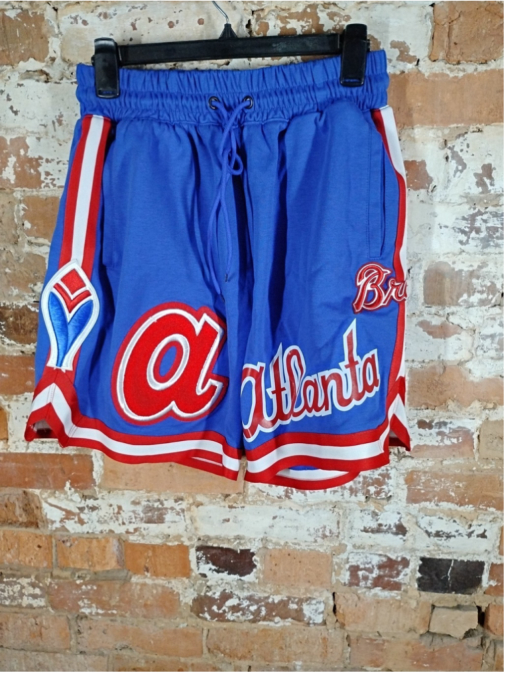 Pro Standard Blue Atlanta Braves Shorts Size M